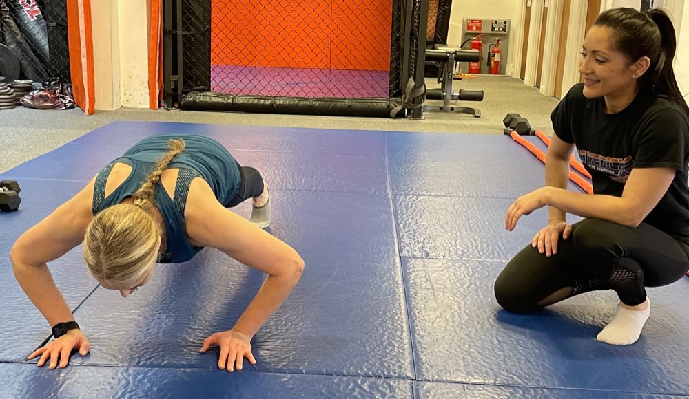 Ang and Becky personal training