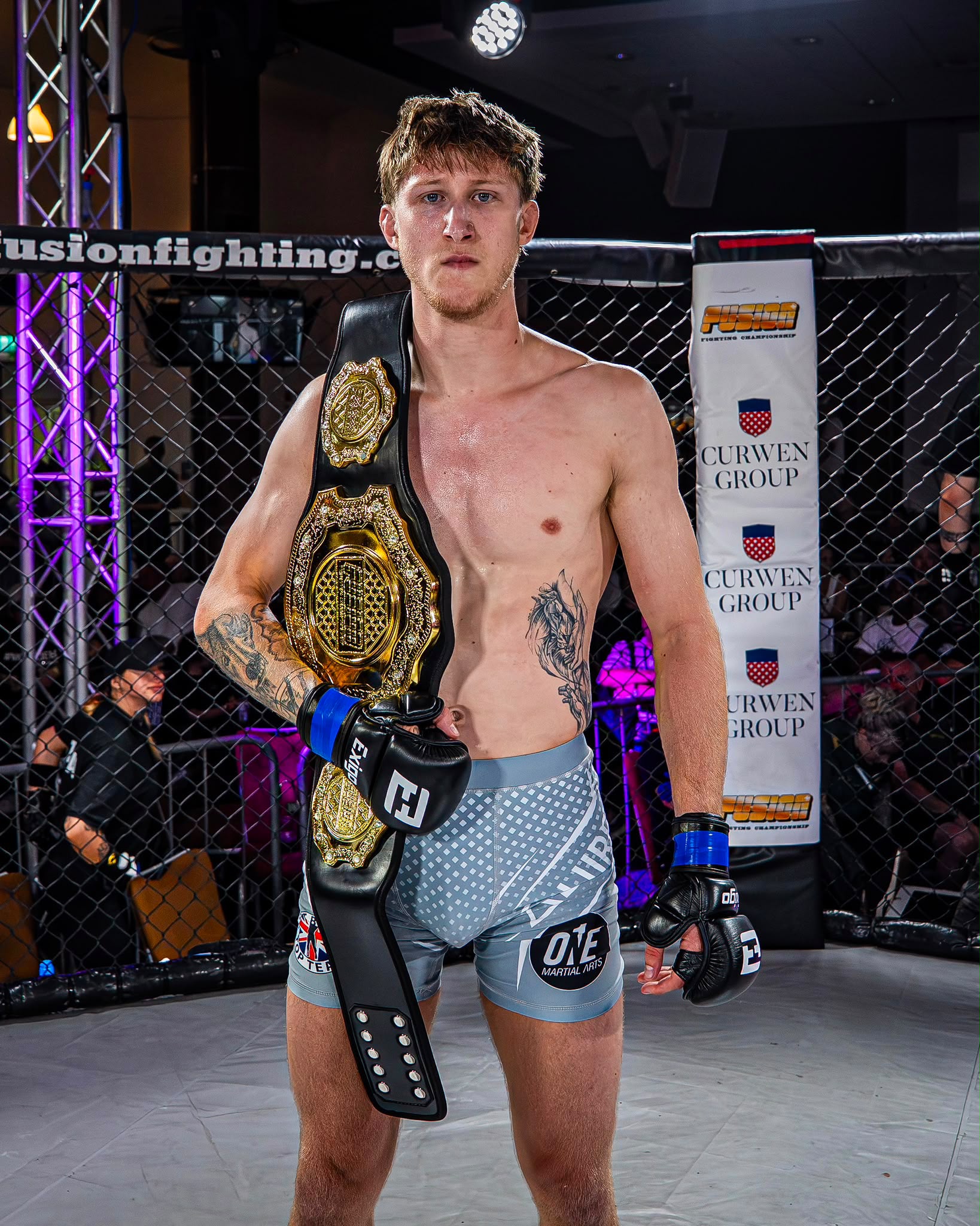 Max winning his belt